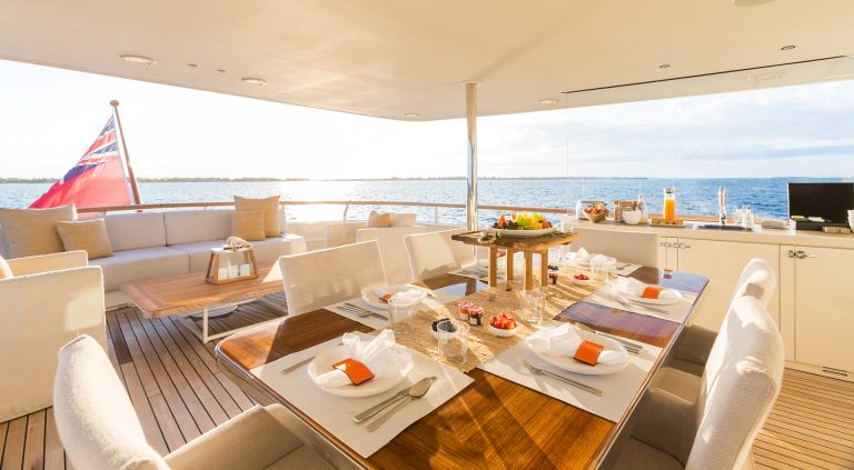 Superyacht Pioneer after refit by Balk Shipyard.