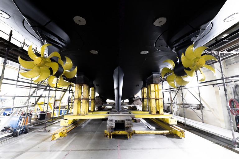 Responsible operations at Balk Shipyard. A superyacht shipyard in Northern Europe.