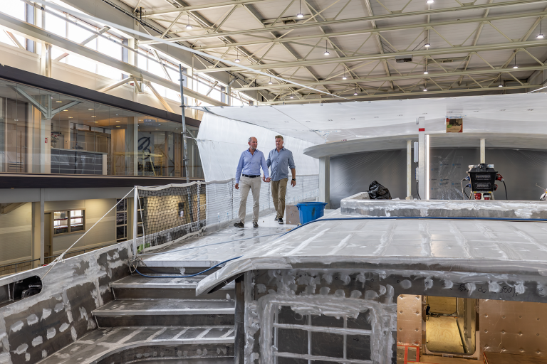 Superyacht shipyard Holland specialized in sailing yachts.